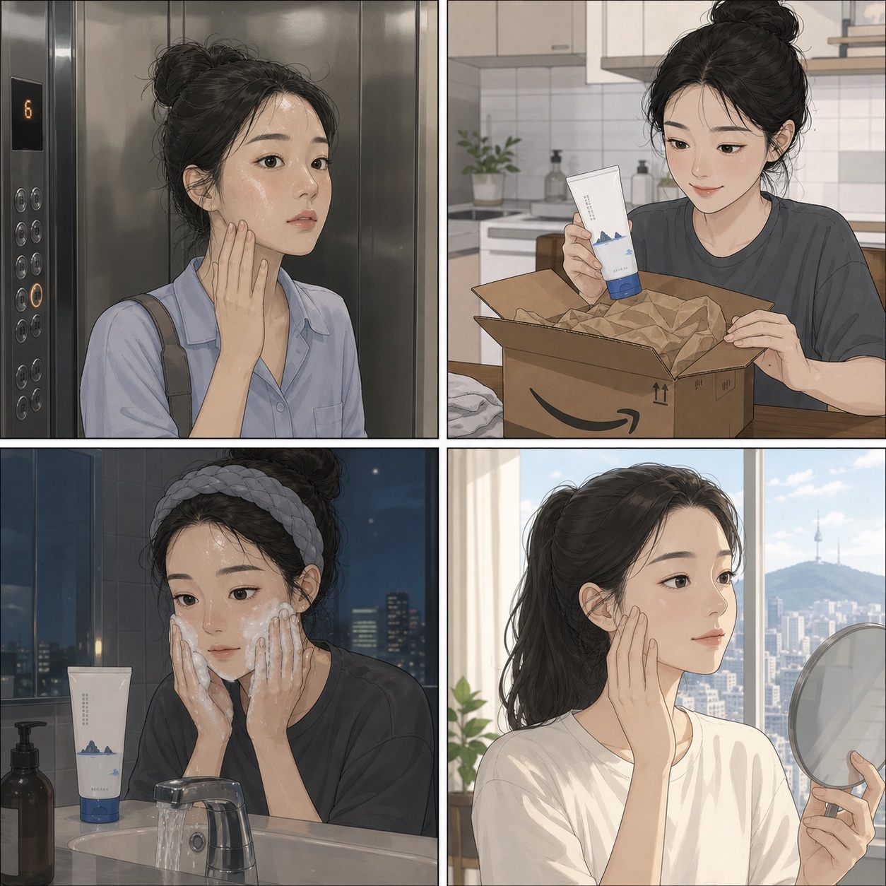 Round Lab 1025 Dokdo Cleanser Review: Gentle Enough for Daily Sunscreen? webtoon story thumbnail