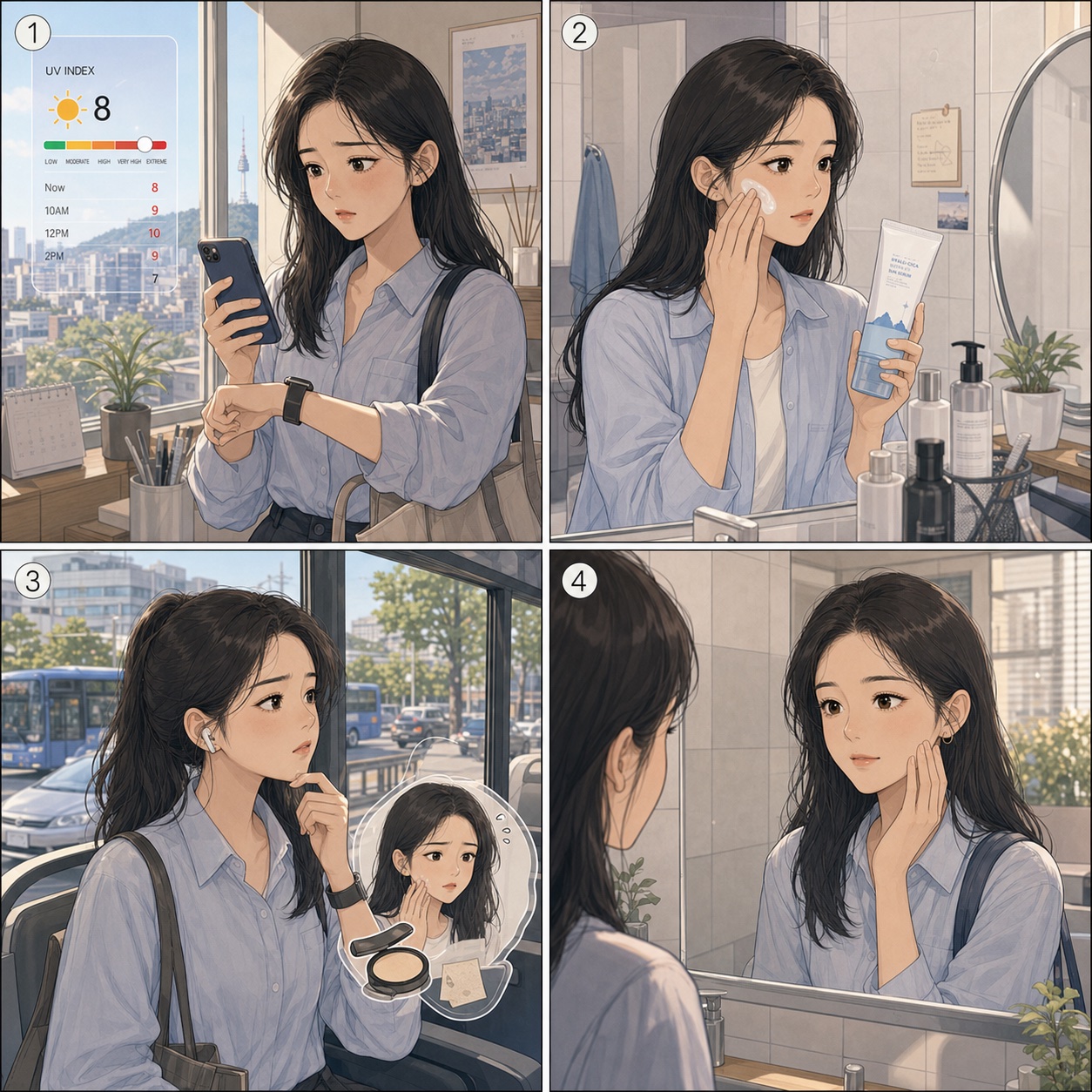 Skin1004 Hyalu-Cica Sun Serum Review: Good Under Makeup? webtoon story thumbnail