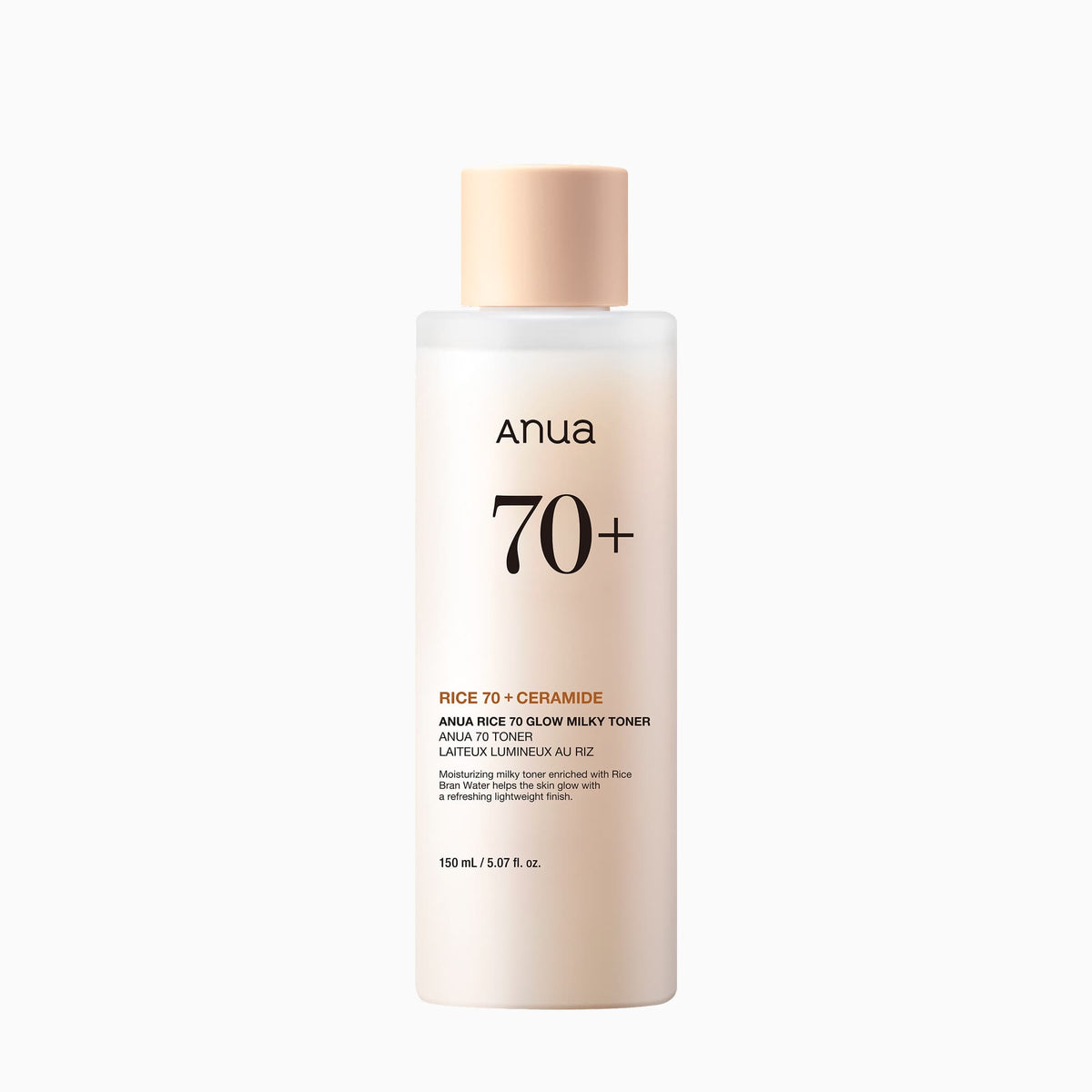 Anua Rice 70 Glow Milky Toner actual product image