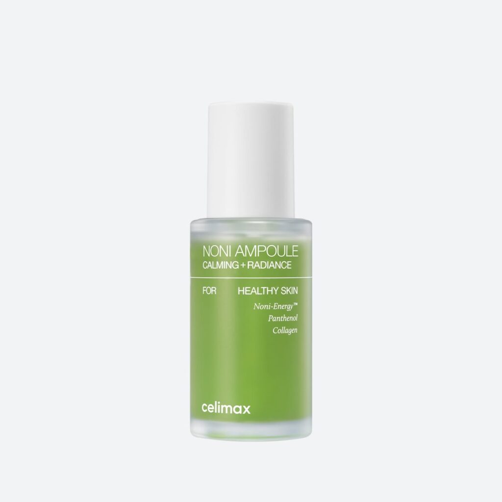 Celimax Noni Energy Ampoule bottle with green label