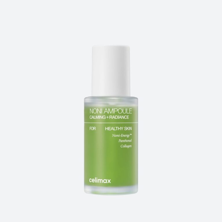 Celimax Noni Energy Ampoule bottle with green label